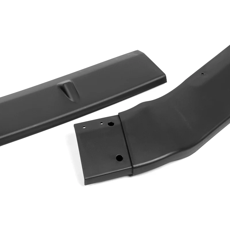 For 2013-2015 Nissan Altima Sedan Matte Black Front Bumper Body Splitter Spoiler Lip 3PCS - Image 2