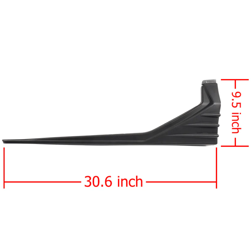 30.6" x 9.5" MP-Type Universal Side Skirt Rocker Splitters Diffuser Winglet Wind - Image 5