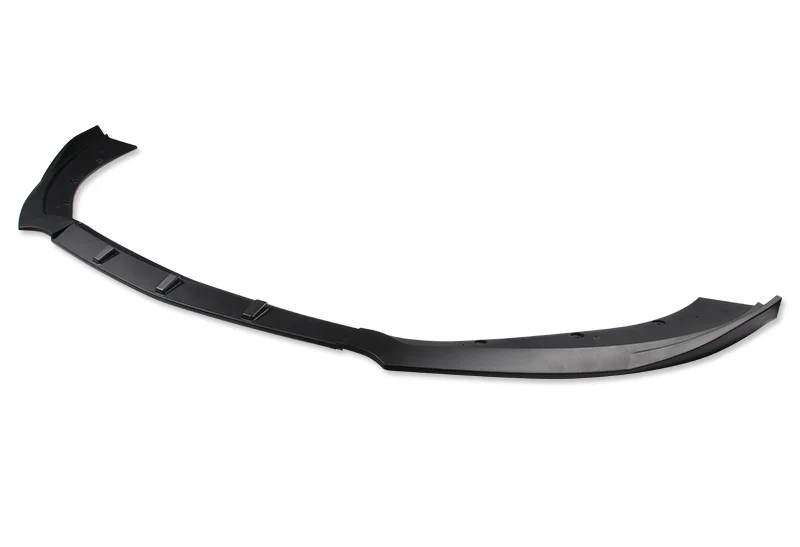 For 2015-2017 Ford Mustang Unpainted Matte Black Front Bumper Body Splitter Spoiler Lip 3PCS - Image 4