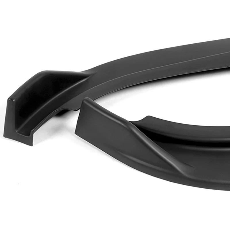 For 2017-2021 Alfa Romeo Giulia Matte Black Front Bumper Body Kit Spoiler Lip 3PCS - Image 3
