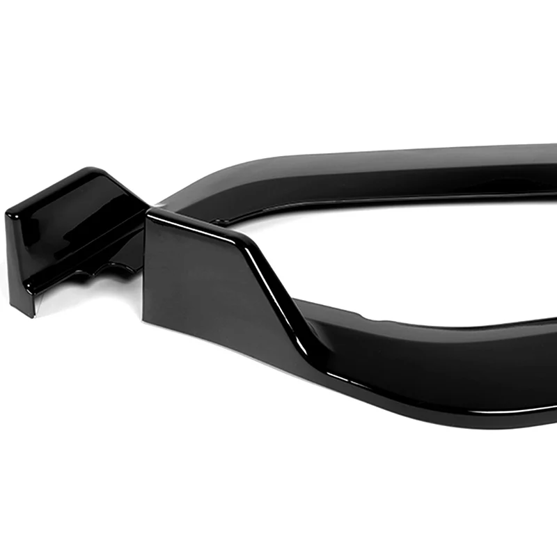 For 2018-2020 Honda Odyssey CK-Style Painted Black Sport Front Bumper Body Splitter Spoiler Lip 3PCS - Image 3