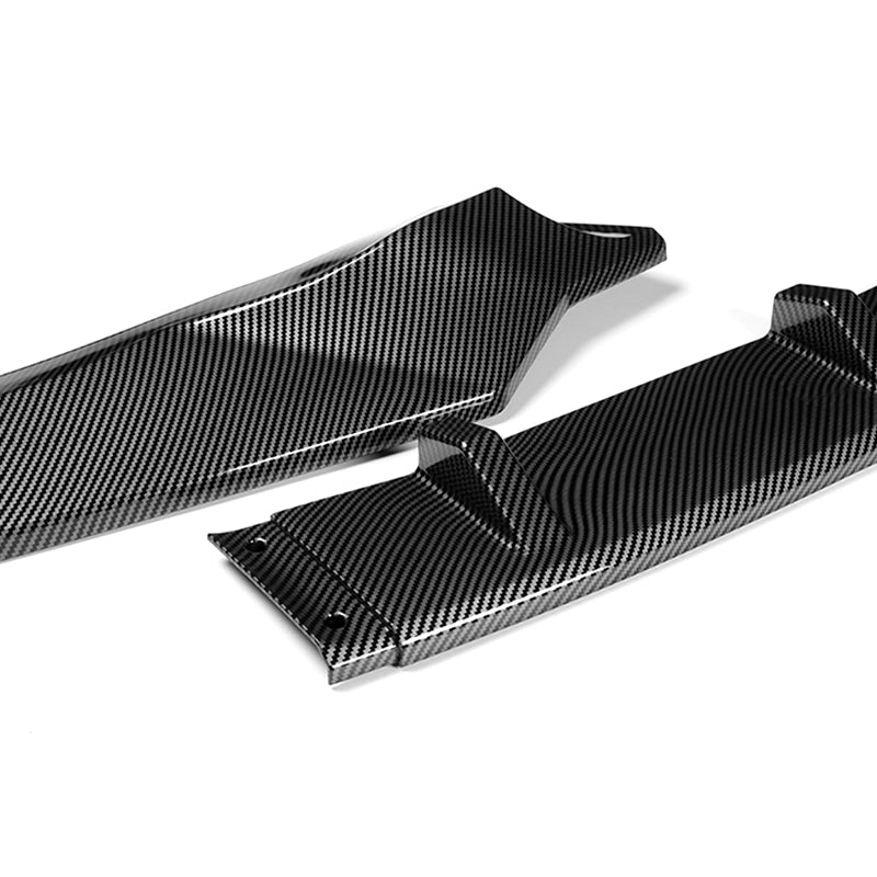 For 2018-2020 Honda Odyssey CK-Style Carbon Look Sport Front Bumper Body Splitter Spoiler Lip 3PCS - Image 2