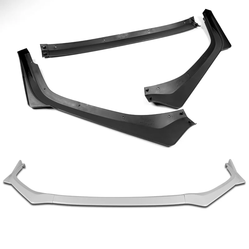 For 2018-2020 Subaru Legacy STi-Style JDM Painted White Front Bumper Body Splitter Spoiler Lip 3PCS - Image 3