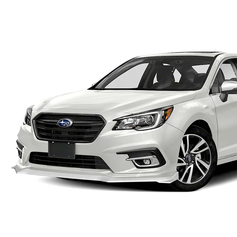 For 2018-2020 Subaru Legacy STi-Style JDM Painted White Front Bumper Body Splitter Spoiler Lip 3PCS - Image 5