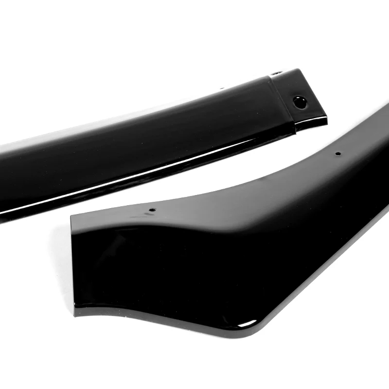 For 2018-2020 Subaru Legacy STi-Style JDM Painted Black Front Bumper Body Splitter Spoiler Lip 3PCS - Image 2