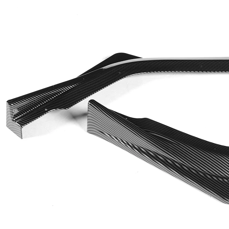 For 2018-2020 Subaru Legacy STi-Style JDM Carbon Look Front Bumper Body Splitter Spoiler Lip 3PCS - Image 3