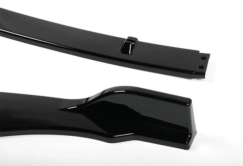For 2018-2020 Toyota Camry Painted Black Front Bumper Body Splitter Spoiler Lip 3PCS - Image 3