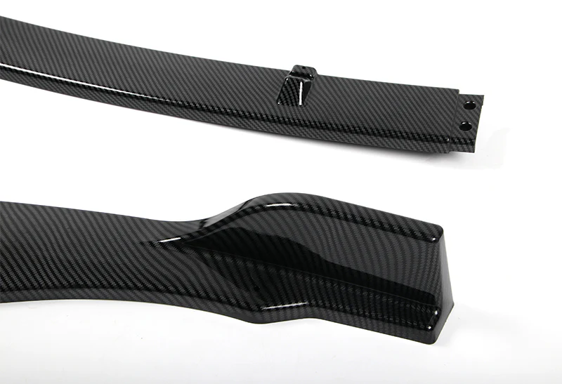 For 2018-2020 Toyota Camry Carbon Look Front Bumper Body Splitter Spoiler Lip 3PCS - Image 3