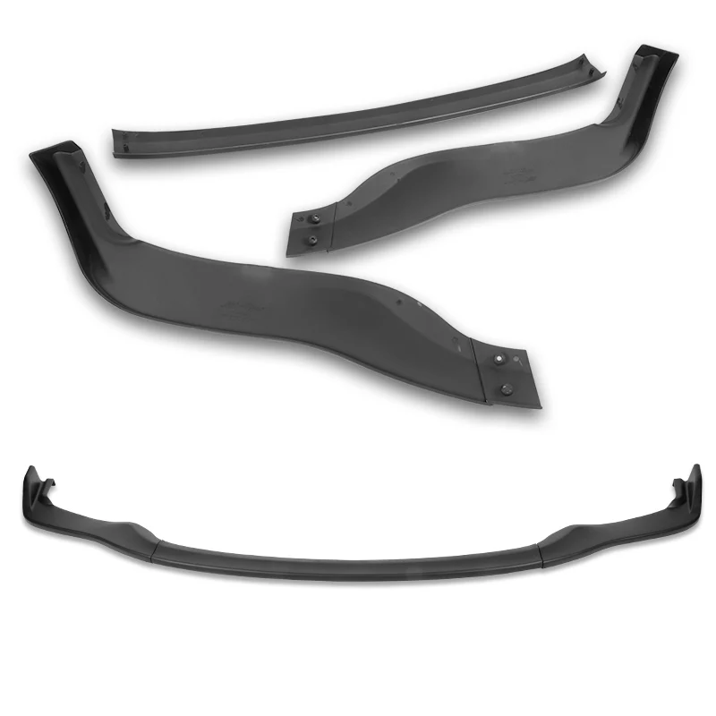 For 2011-2013 Lexus IS250 IS350 JDM Matte Black Front Bumper Body Splitter Spoiler Lip 3PCS - Image 4