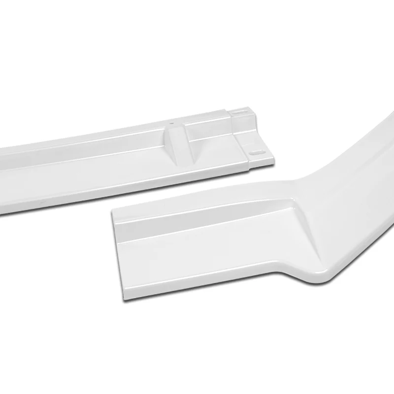 For 2018-2020 Toyota Sienna Painted White MP-Style Front Bumper Body Splitter Spoiler Lip 3PCS - Image 2