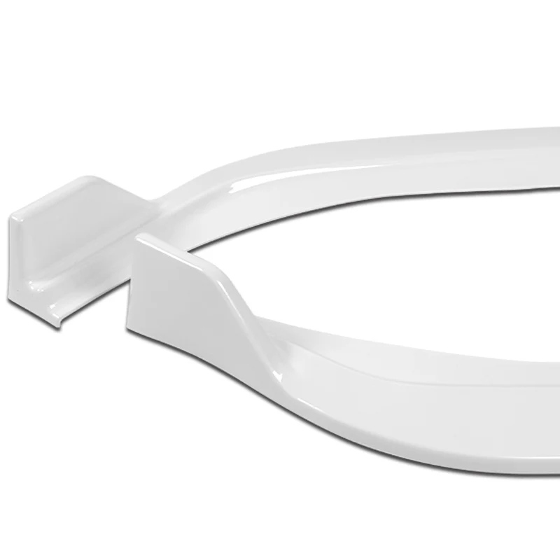 For 2018-2020 Toyota Sienna Painted White MP-Style Front Bumper Body Splitter Spoiler Lip 3PCS - Image 3