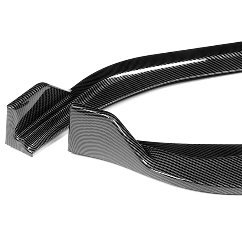 For 2018-2020 Toyota Sienna Carbon Look MP-Style Front Bumper Body Splitter Spoiler Lip 3PCS - Image 3