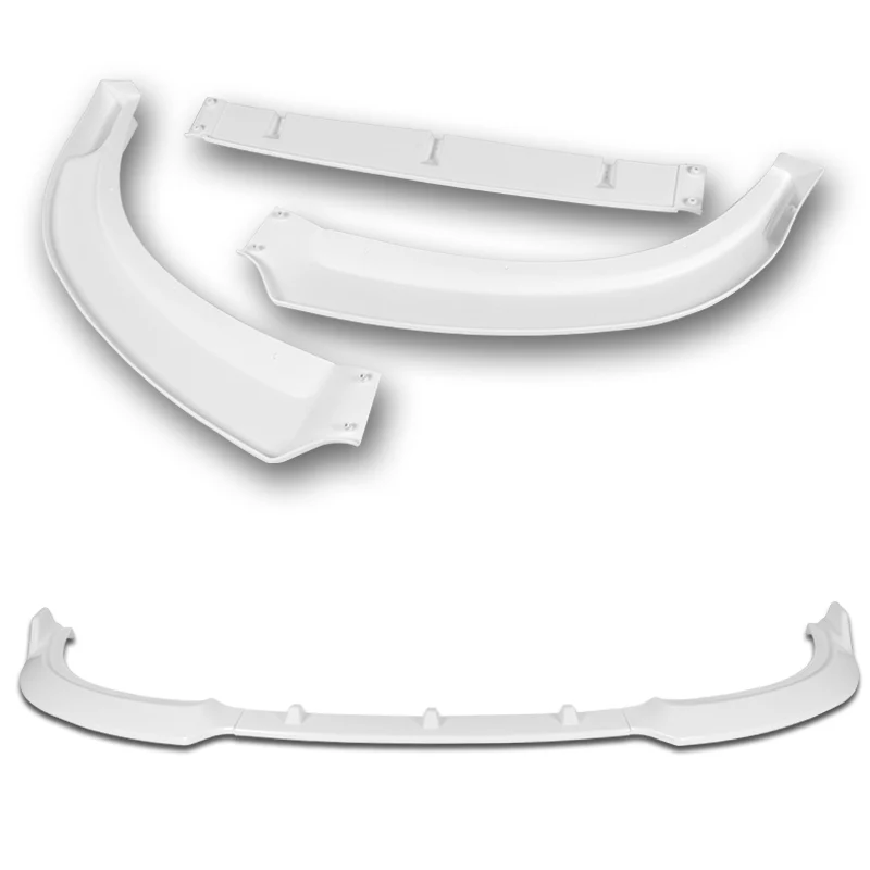 For 2019-2022 BMW G20 G21 3-Series Sport-Line Painted White Front Bumper Body Splitter Spoiler Lip 3PCS - Image 3