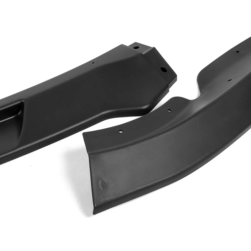 For 2009-2012 Nissan 370Z Z34 CT-Style Matte Black Front Bumper Body Splitter Spoiler Lip 3PCS - Image 2