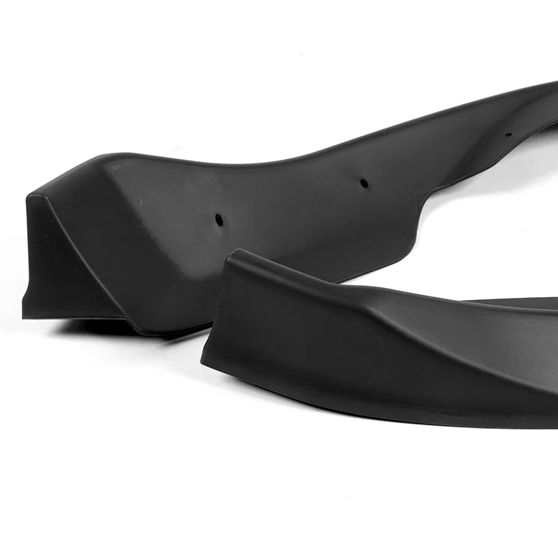 For 2009-2012 Nissan 370Z Z34 CT-Style Matte Black Front Bumper Body Splitter Spoiler Lip 3PCS - Image 4