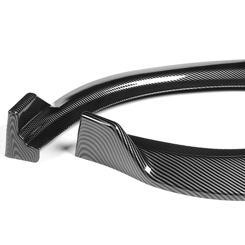 For 2019-2022 BMW G20 G21 3-Series Sport-Line Carbon Look Front Bumper Body Splitter Spoiler Lip 3PCS - Image 4