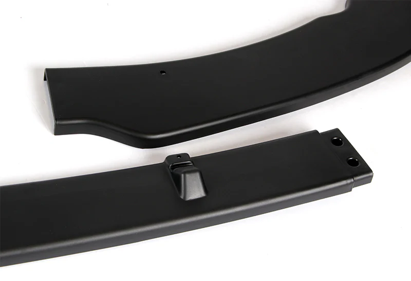 For 2018-2020 Toyota Camry Matte Black Front Bumper Body Splitter Spoiler Lip 3PCS - Image 2