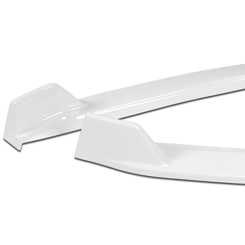 For 2019-2021 Toyota Avalon STP-Style Painted White Front Bumper Body Splitter Spoiler Lip 3PCS - Image 4