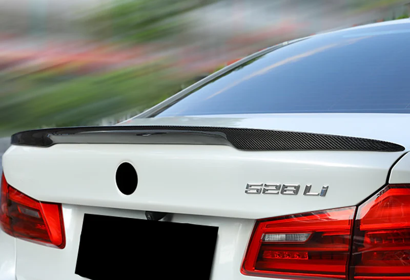 For 2017-2023 BMW 5-Series 530i 540i 550i M5 G30 Performance Real Carbon Fiber Trunk Spoiler - Image 5