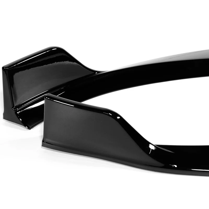 For 2019-2023 Mercedes-Benz A-Class AMG W177 Painted Black Front Bumper Body Splitter Spoiler Lip 3PCS - Image 3