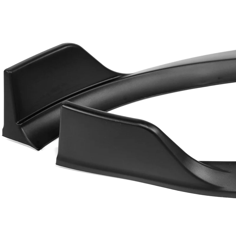 For 2019-2023 Mercedes-Benz A-Class AMG W177 Unpainted Matte Black Front Bumper Body Splitter Spoiler Lip 3PCS - Image 3