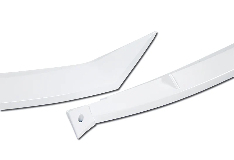 For 2020-2021 Toyota Corolla L / XLE Painted White Front Bumper Body Splitter Spoiler Lip 3PCS - Image 2