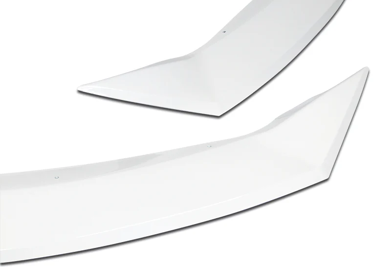 For 2020-2021 Toyota Corolla L / XLE Painted White Front Bumper Body Splitter Spoiler Lip 3PCS - Image 3