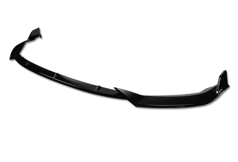 For 2020-2021 Toyota Corolla L / XLE Painted Black Front Bumper Body Splitter Spoiler Lip 3PCS - Image 4