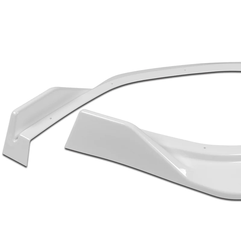 For 2020-2023 Hyundai Sonata CK-Style JDM Painted White Front Bumper Body Splitter Spoiler Lip 3PCS - Image 2