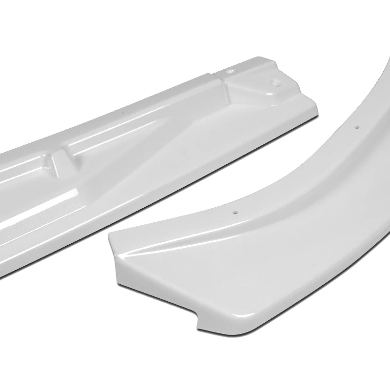 For 2020-2023 Hyundai Sonata CK-Style JDM Painted White Front Bumper Body Splitter Spoiler Lip 3PCS - Image 4
