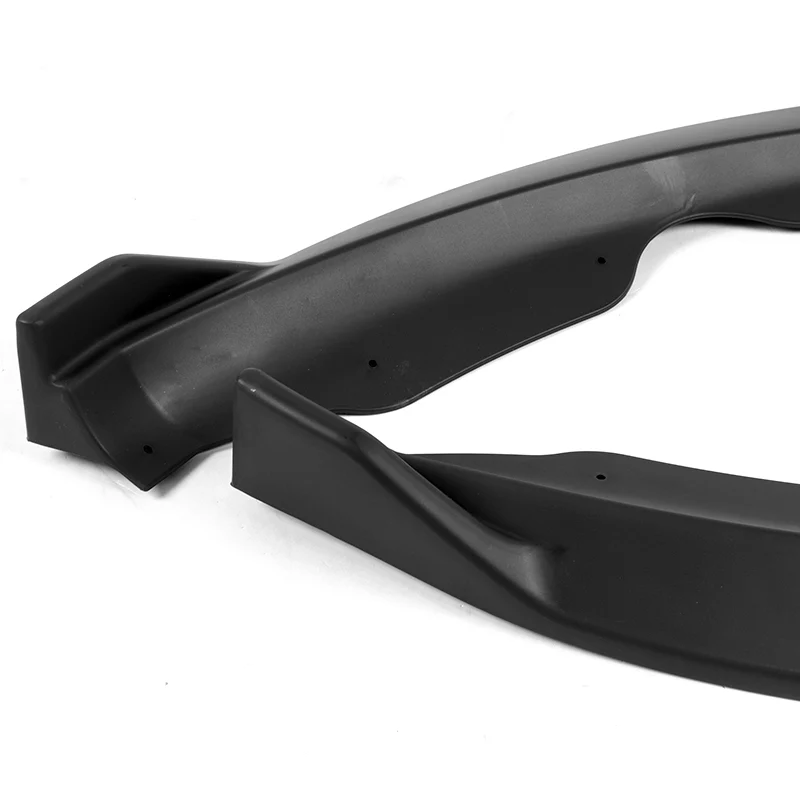 For 2013-2016 Ford Fusion Mondeo Matte Black Front Bumper Body Splitter Spoiler Lip 3PCS - Image 3