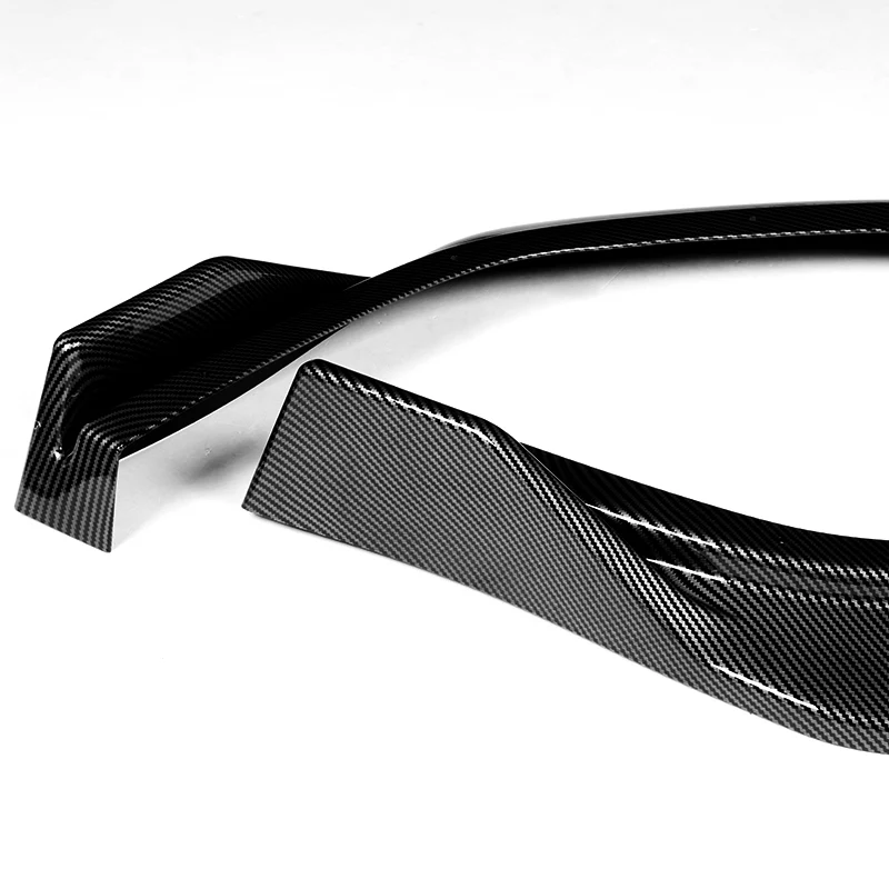 For 2020-2023 Hyundai Sonata CK-Style JDM Carbon Look Front Bumper Body Splitter Spoiler Lip 3PCS - Image 4