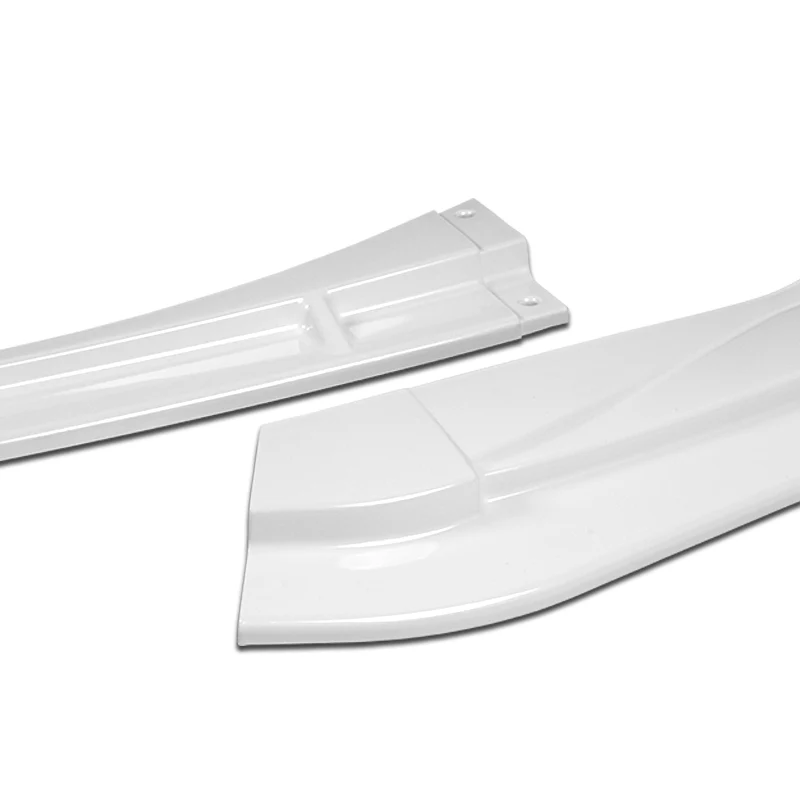 For 2020-2025 Toyota Corolla XSE SE Painted White Front Bumper Body Splitter Spoiler Lip 3PCS - Image 2