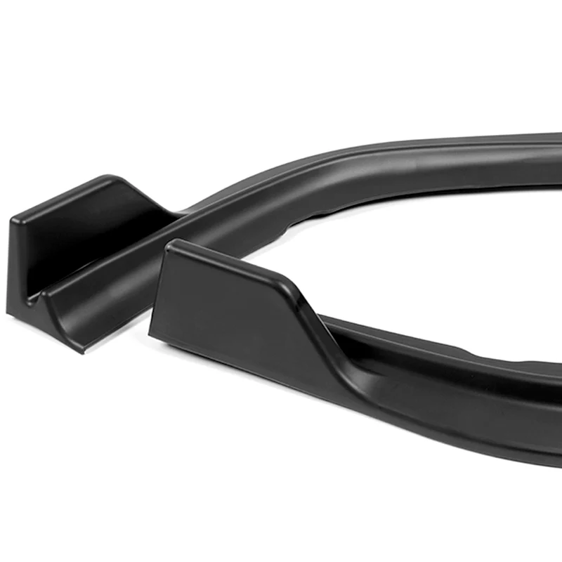 For 2018-2020 Acura TLX STP-Style Matte Black Front Bumper Body Splitter Spoiler Lip 3PCS - Image 4