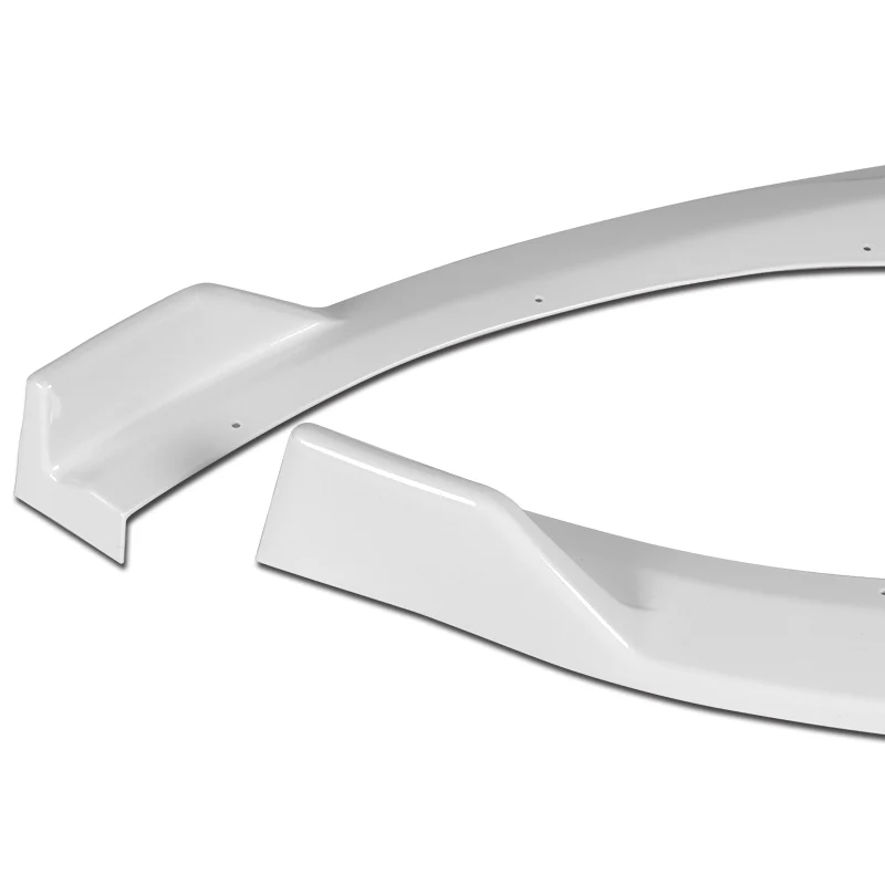 For 2021-2023 Hyundai Elantra Painted White Front Bumper Body Splitter Spoiler Lip 3PCS - Image 2