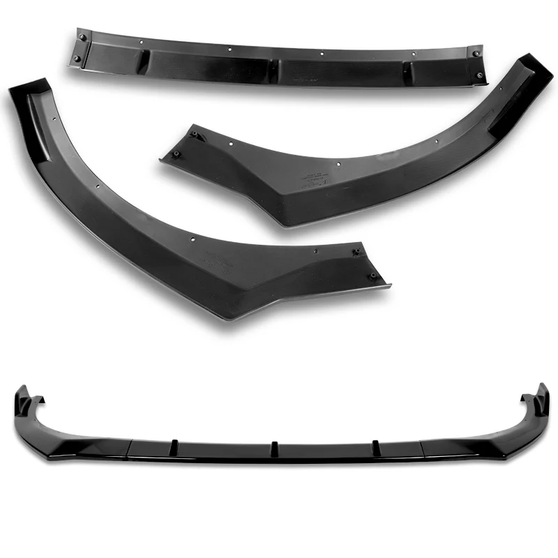 For 2021-2023 Hyundai Elantra Painted Black Front Bumper Body Splitter Spoiler Lip 3PCS - Image 4