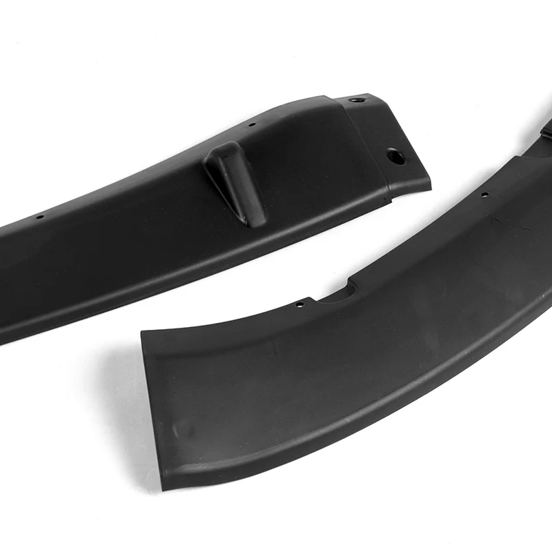 For 2016-2021 Mazda Miata MX-5 MP-Style JDM Matte Black Front Bumper Body Splitter Spoiler Lip 3PCS - Image 2