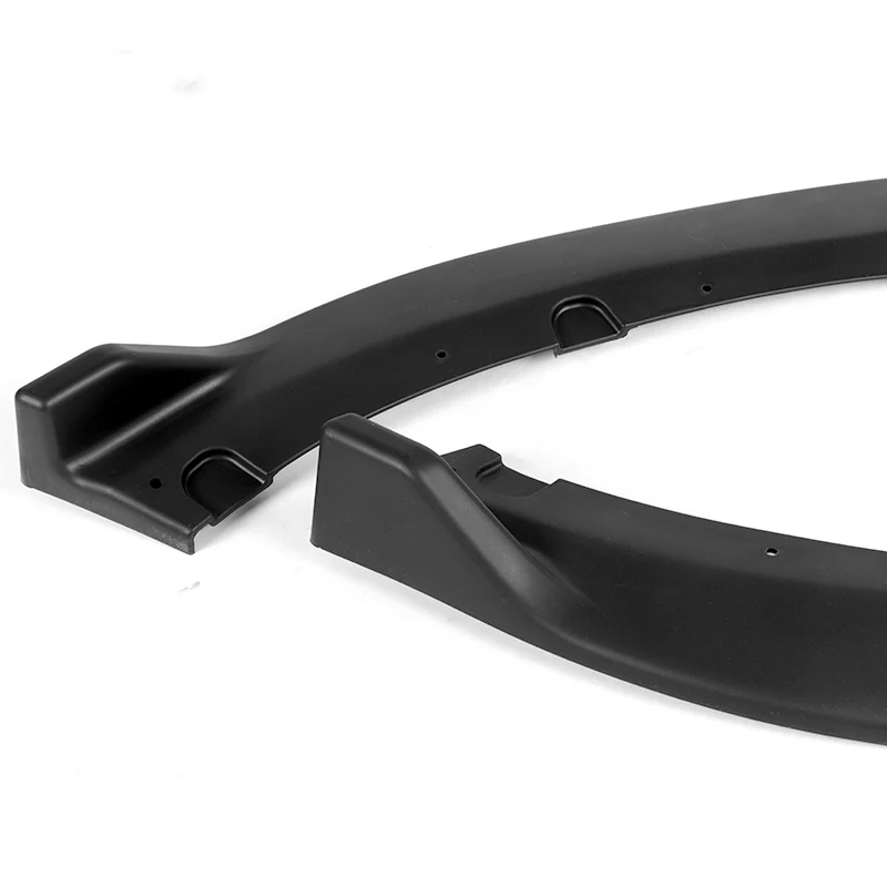 For 2016-2021 Mazda Miata MX-5 MP-Style JDM Matte Black Front Bumper Body Splitter Spoiler Lip 3PCS - Image 3