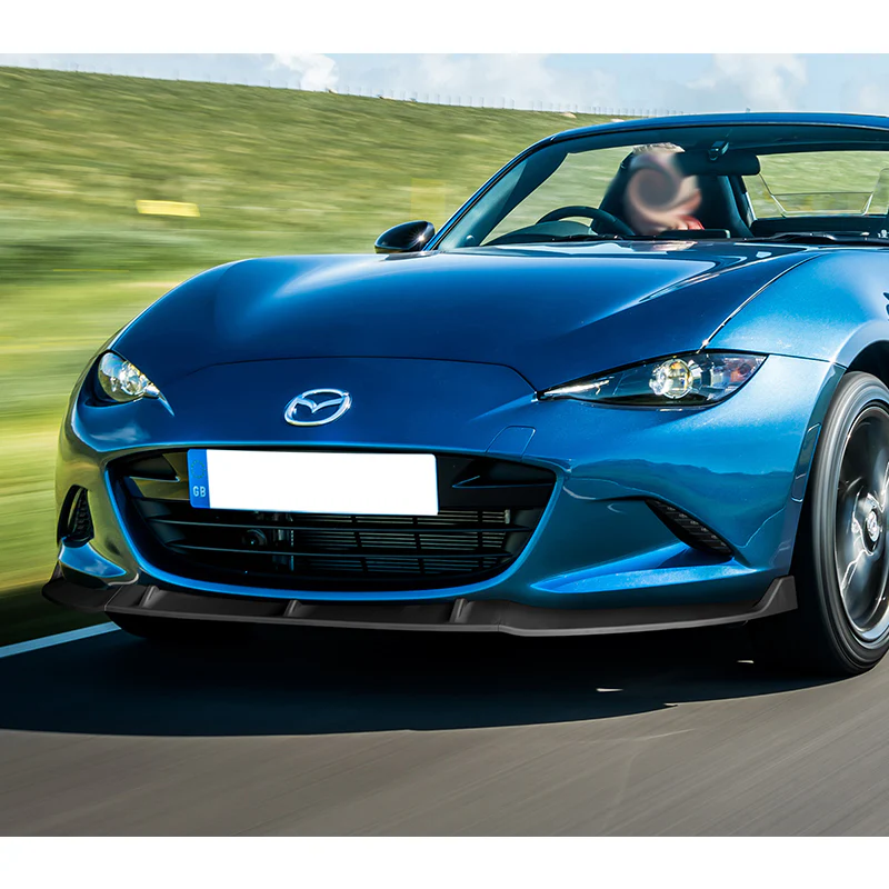 For 2016-2021 Mazda Miata MX-5 MP-Style JDM Matte Black Front Bumper Body Splitter Spoiler Lip 3PCS - Image 5