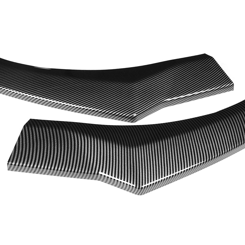 For 2021-2023 Hyundai Elantra Carbon Look Front Bumper Body Splitter Spoiler Lip 3PCS - Image 2