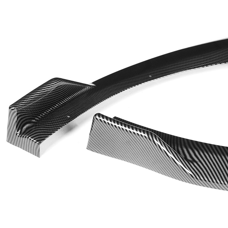 For 2021-2023 Hyundai Elantra Carbon Look Front Bumper Body Splitter Spoiler Lip 3PCS - Image 4