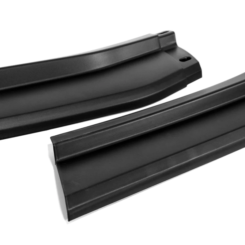 For 2012-2014 Toyota Camry SE Unpainted Matte Black Front Bumper Body Splitter Spoiler Lip 3PCS - Image 2