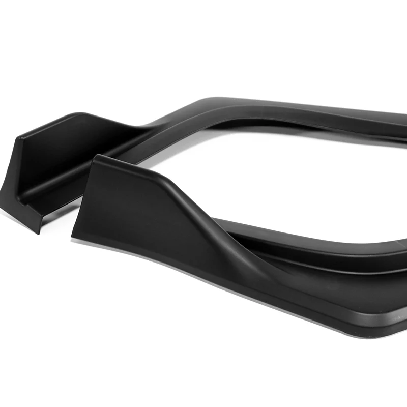 For 2012-2014 Toyota Camry SE Unpainted Matte Black Front Bumper Body Splitter Spoiler Lip 3PCS - Image 3
