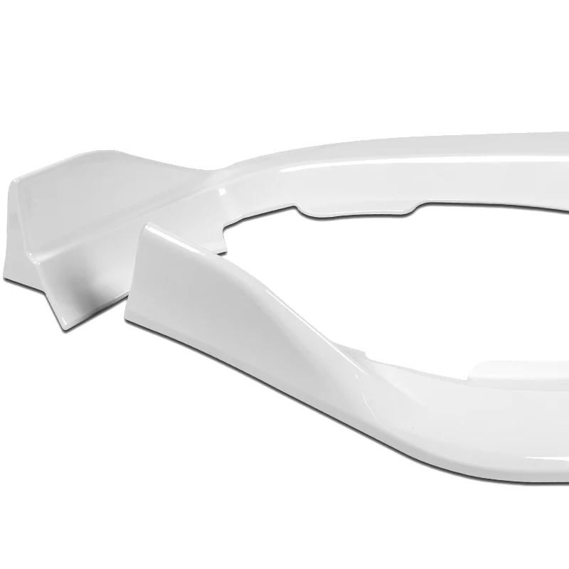 For 2021-2025 Tesla Model S Painted White Front Bumper Body Splitter Spoiler Lip 3PCS - Image 3