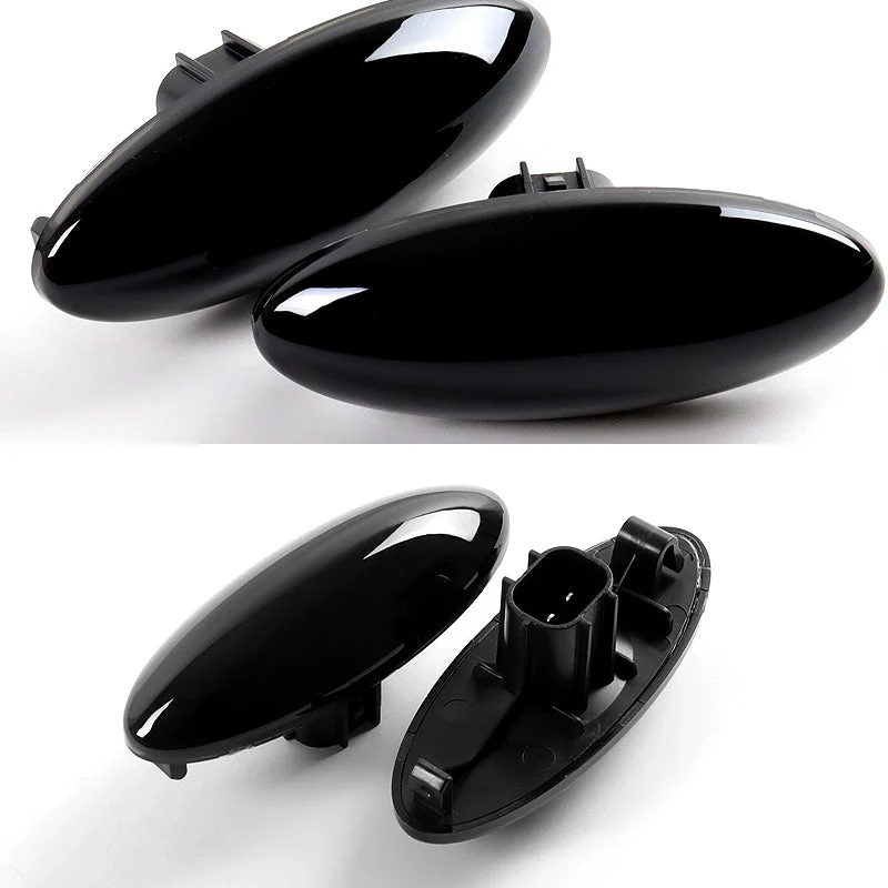 Toyota Set of Corolla RAV-4 Yaris Smoke Sequential LED Signal Side Marker Lights with Seatbelt Covers - Image 2