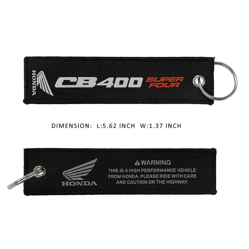 Black Honda Atv Rancher Foreman Rubicon Key Chain Strap Dirt Bike Key Tag Lanyard - Image 3