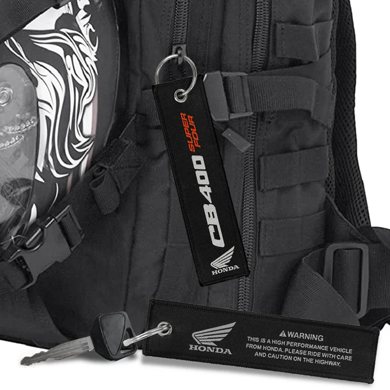 Black Honda Atv Rancher Foreman Rubicon Key Chain Strap Dirt Bike Key Tag Lanyard - Image 6