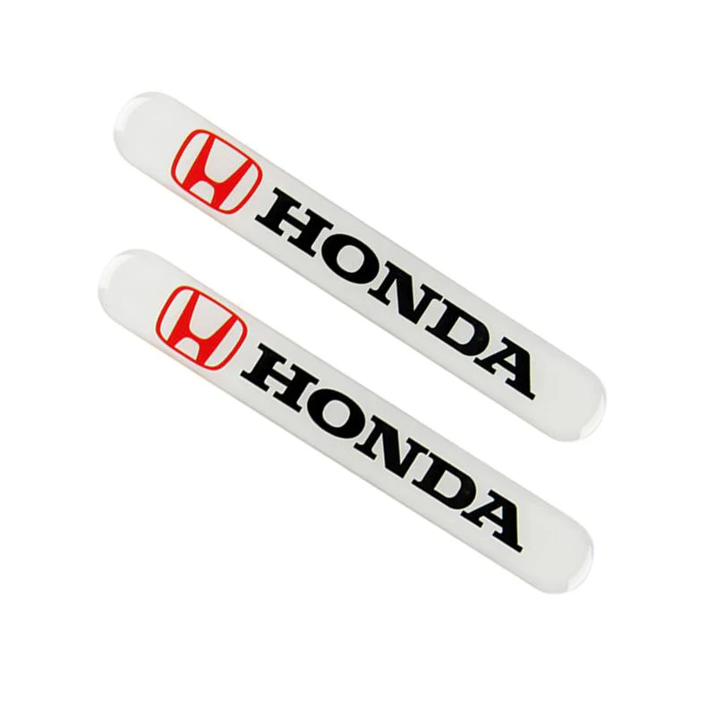 HONDA Set LOGO Emblems with Black Tire Wheel Valves Air Caps Keychain - US SELLER - Image 4