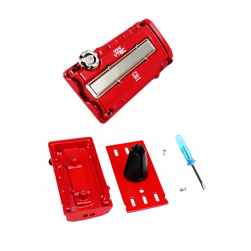 Honda Stainless Steel VTEC Valve Cover Red Car Vent Clip Air Freshener Kit - Ocean Scent - Image 5