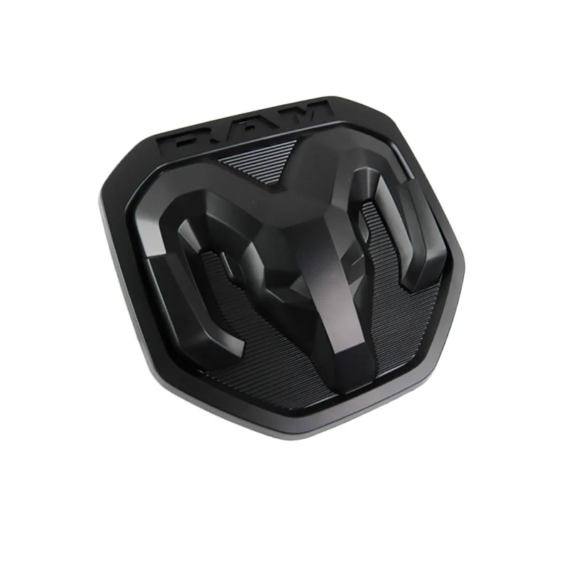 For 2019-2021 DODGE RAM 1500 DT Matte Black Tailgate RAMs Head Emblem NEW - Image 3